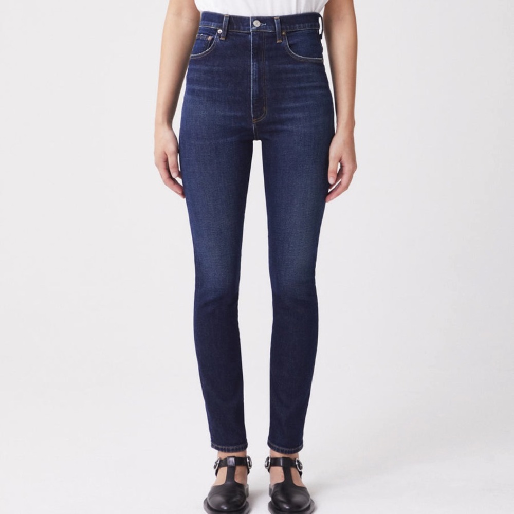 AGolde Pinch Waist Ultra High Rise Skinny Jean